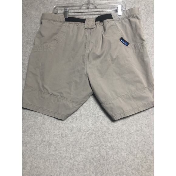 KAVU Stand Up Belted Belt Hiking Fishing Tan Shorts Mens XXL Fits 40x8 Canvas - Picture 8 of 11